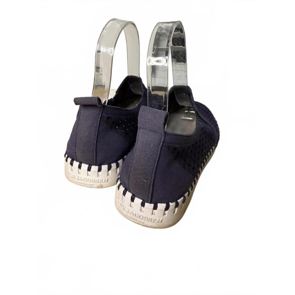 *Ilse Jacobson Tulip Laser Cut Womens Sz 7 Blue Sneaker Work Comfort Travel - Picture 4 of 5